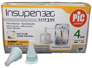 Kynäneula Insupen Sensitive kk 32G 4mm