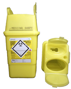 Riskijäteastia Sharpsafe 1.0L kk